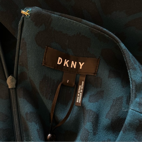 NWT DKNY Animal Print Dress - Picture 9 of 12